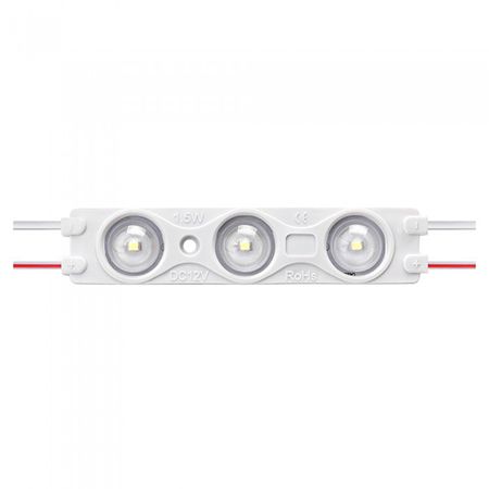 Modul 3 led-uri SMD 1.5W, Albastru, IP67, Exterior