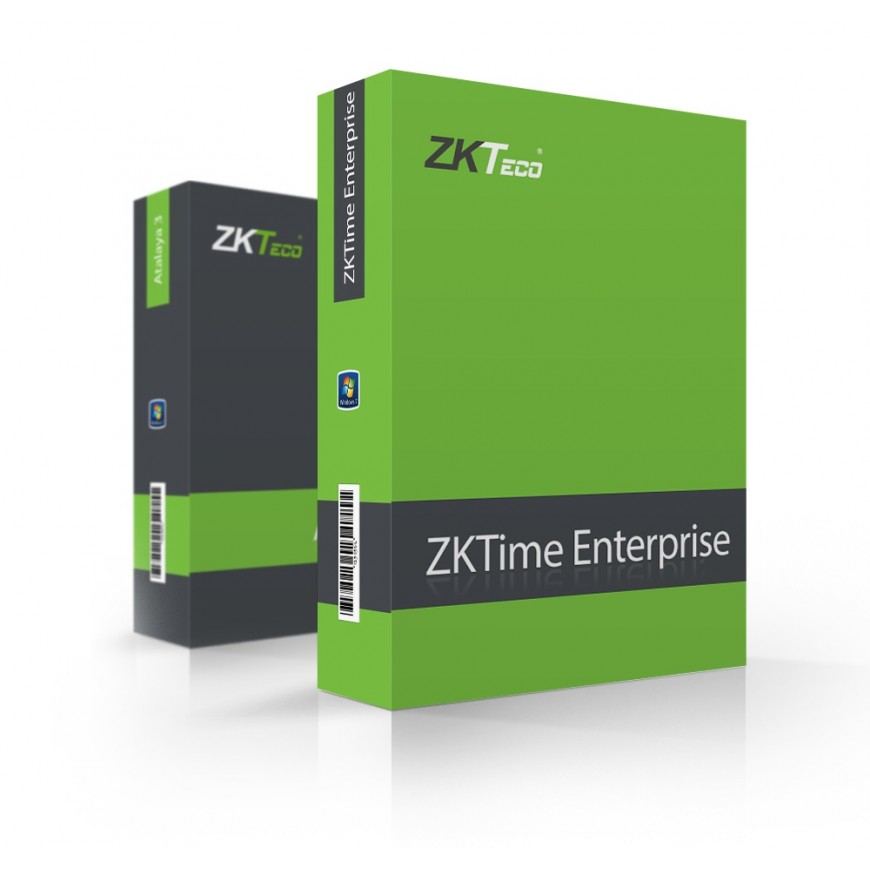 Soft profesional de pontaj ZKTime Entterprise pentru aparatele ZkSoftware, 50 angajati, ZKTIME.ENT50