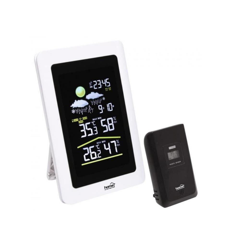 Statie meteo wireless, emitator extern, afisare umiditate si temperatura exterioara