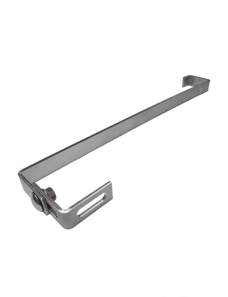 Suport fix de tip S, Inox, 470mm, pentru fixare panouri, SUPORT-TYPE-S