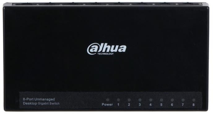 Switch 8 canale Gigabit 1000Mb/s Dahua PFS3008-8GT-L