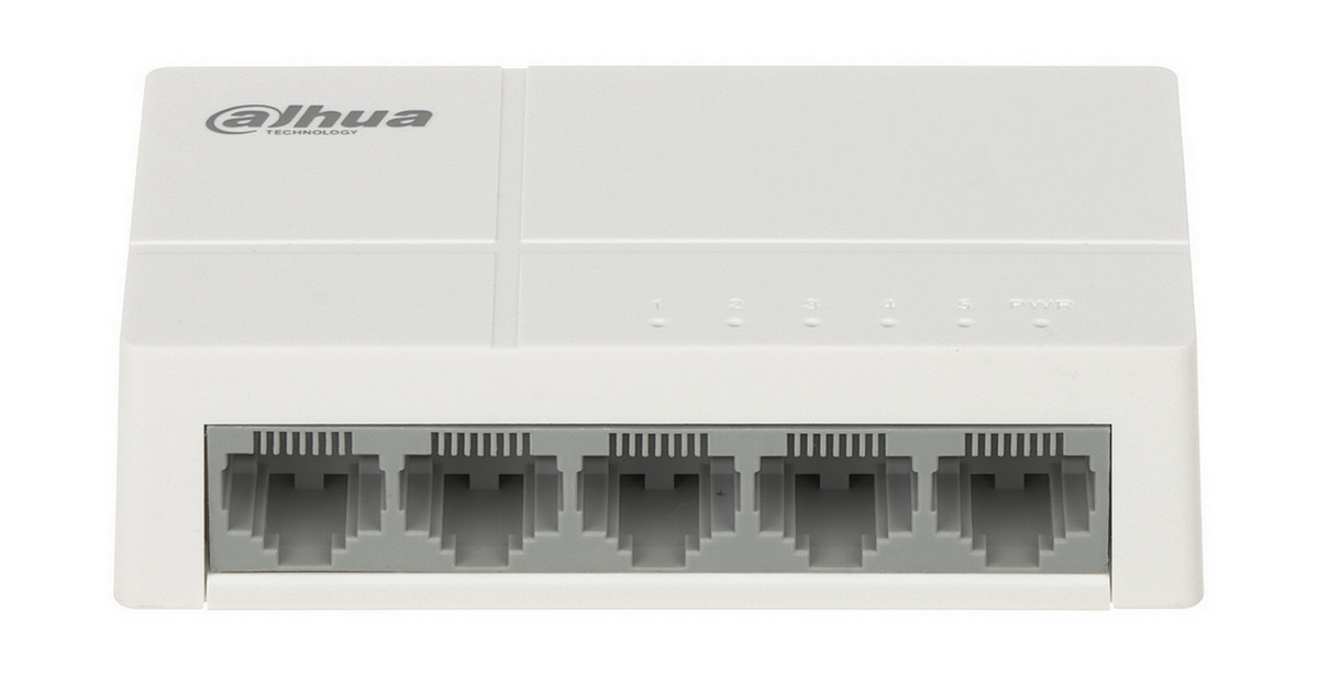 Switch 5 Porturi Dahua, 10/100Mbps, Plug and play, fara management, PFS3005-5ET-L-V2
