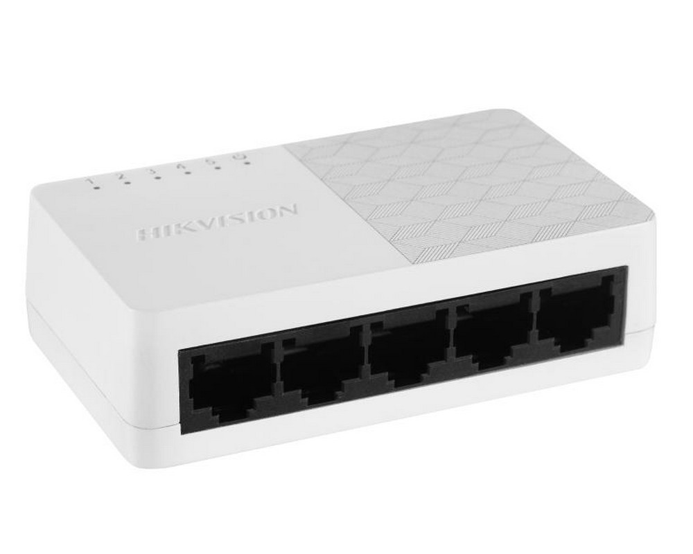 Switch 5 porturi, Gigabit, Hikvision DS-3E0505D-O