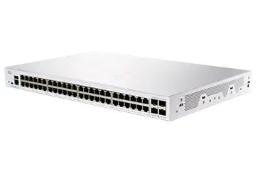 Switch Cisco 48 Porturi Gigabit 10 100 1000Mbps, Management L2 si L3, CBS250-48T-4G-EU