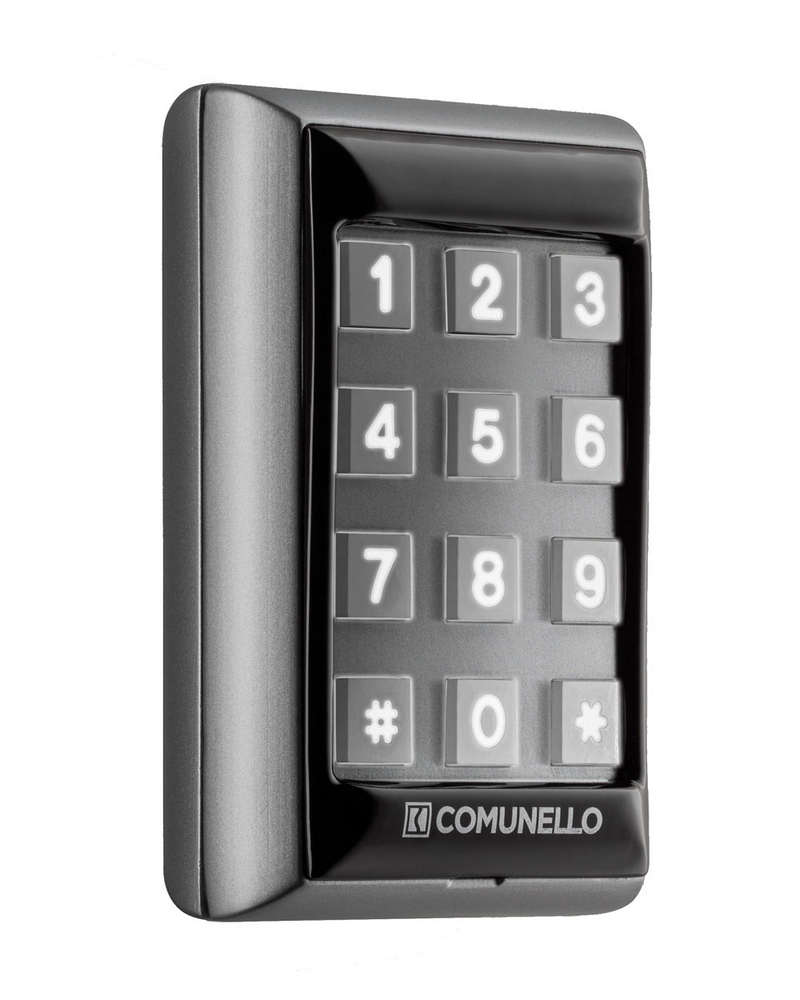 Tastatura wireless pentru control acces automatizare, IP54, Comunello TACT RADIO GTACTRADN0B00A