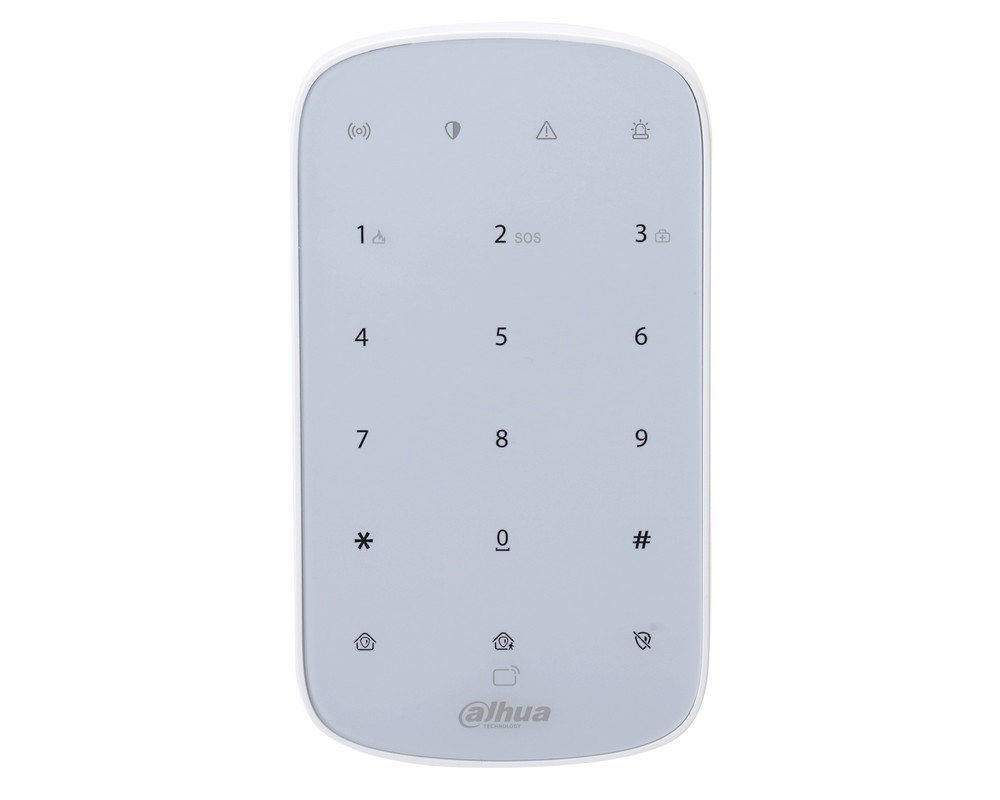 Tastatura wireless, cititor card mifare 13.56 Mhz, taste iluminate, Dahua, ARK30T-W2(868)
