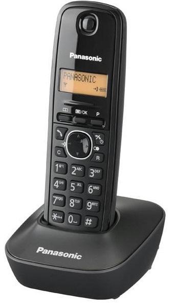 Telefon Panasonic DECT KX-TG1611FXH, Caller ID, Black