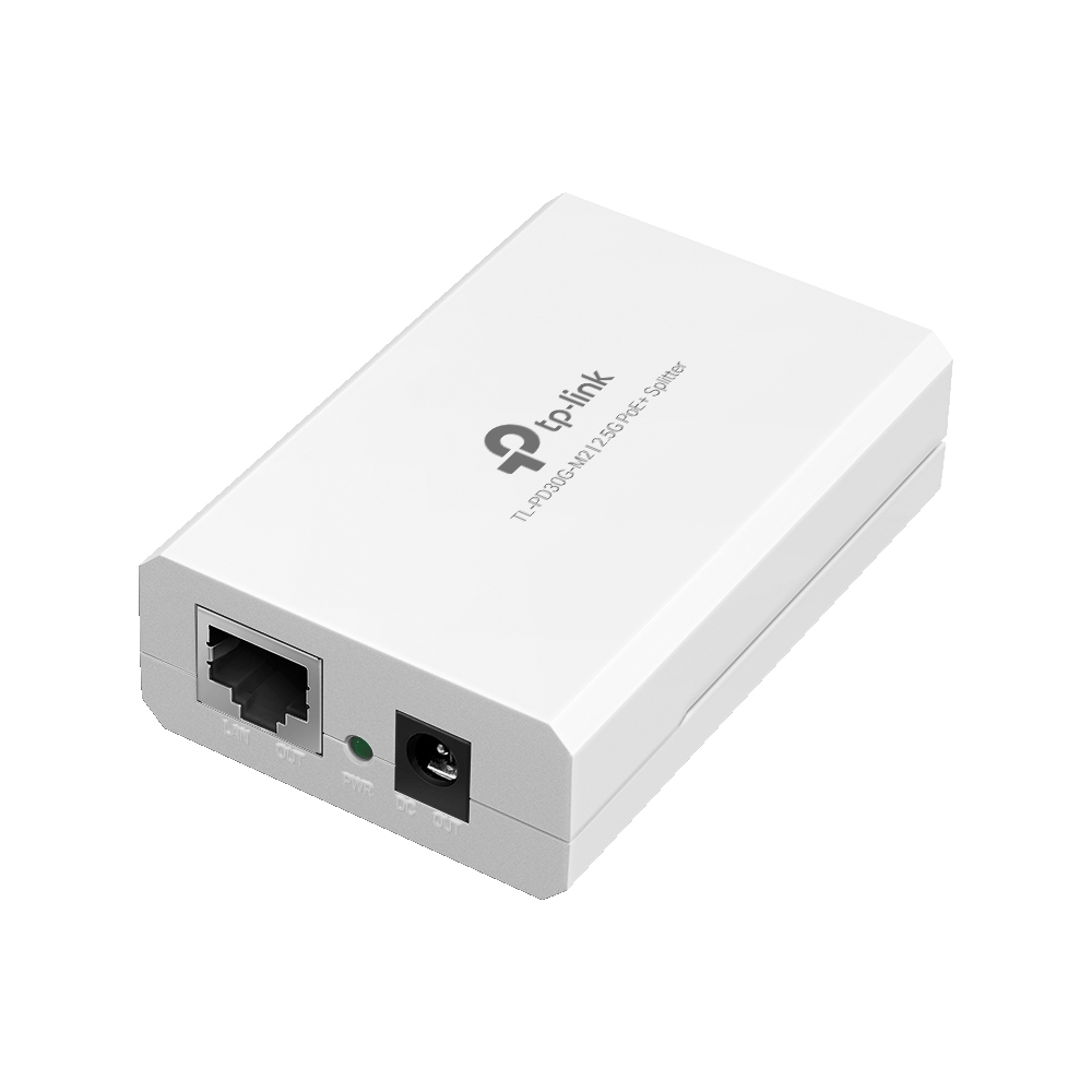 Splitter PoE 2.5 Gbps, 2x Rj-45 + DC, Alimentare PoE sau DC, Iesire PoE si DC, TP-Link TL-PD30G-M2