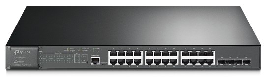 Switch PoE+, 24 de Porturi Gigabit L2+, 4 porturi SFP, 384W, Omada, Tp-Link TL-SG3428MP