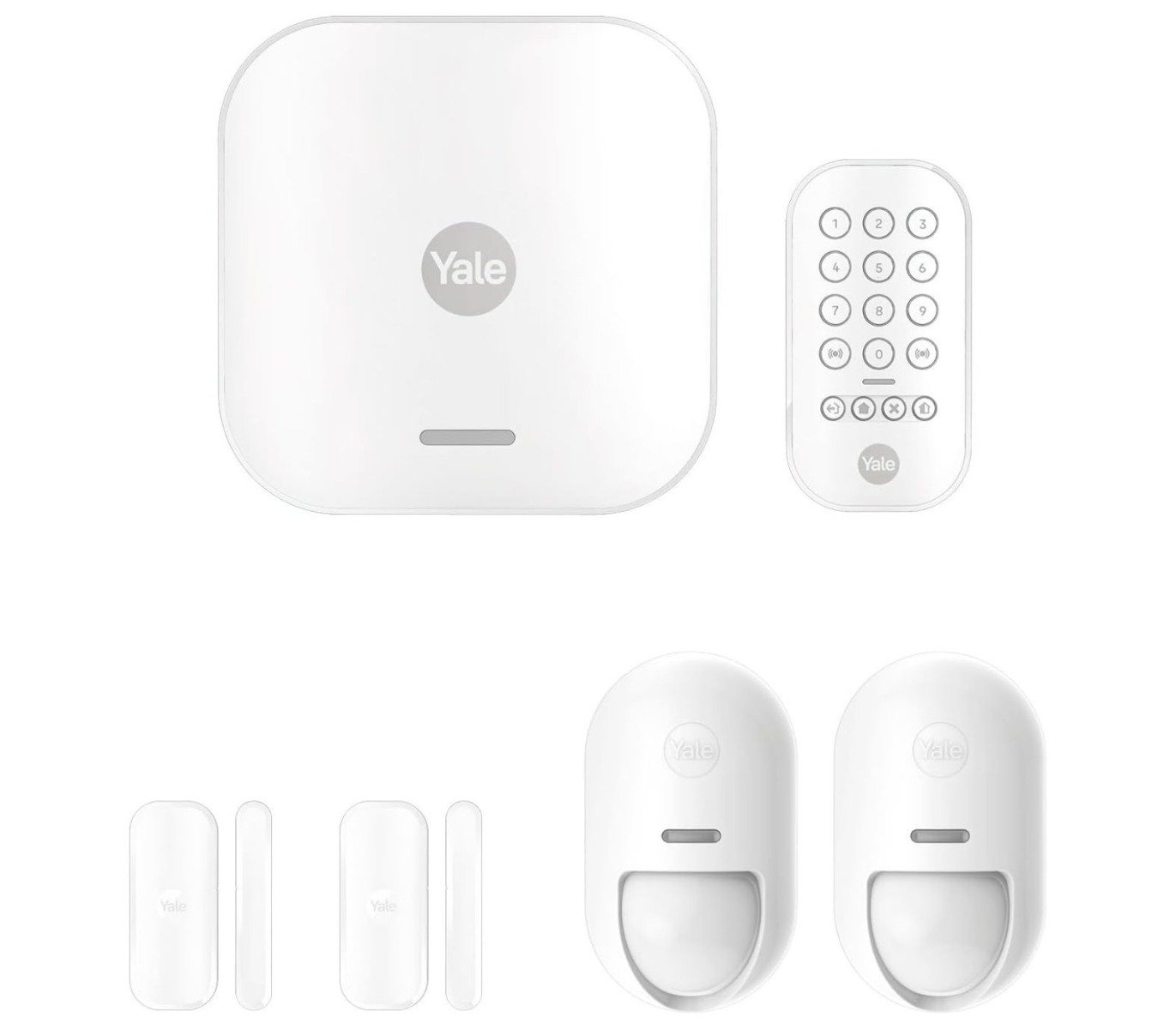 Kit sistem de alarma wireless, 868 MHz, 4 zone, ASSA ABLOY AL-SK2-1A-EU 