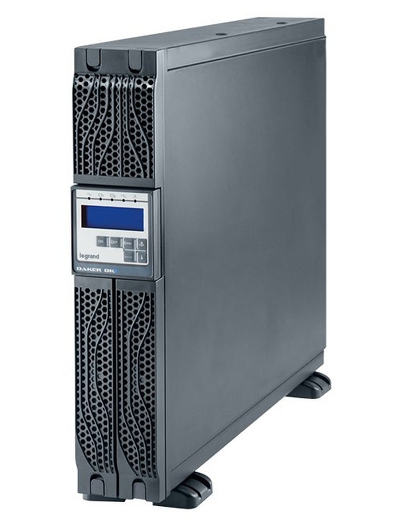 UPS rackabil 1000VA/ 900W, Legrand Daker DK PLUS LEGRAND-310170-1kVA, conversie dubla, sinusoidala pura, 97% eficienta 